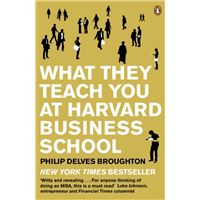 What They Teach You at Harvard Business School