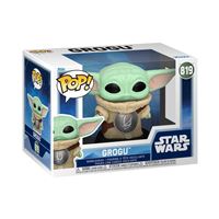 Funko Pop! Figura de Vinyl com Cabeça Oscilante Star Wars The Mandalorian: Grogu Wwith Mudhorn Armor - 819