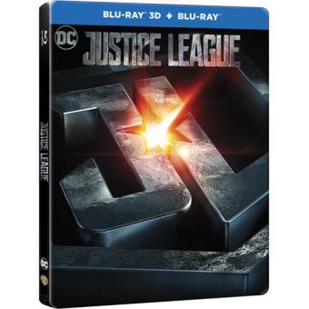 Liga da Justiça - Edição Steelbook Blu-ray 3D + 2D