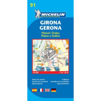 Girona Mapa Michelin Plano 91