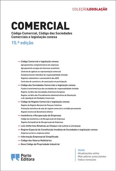 Comercial - Código Comercial, Código das Sociedades Comerciais e ...