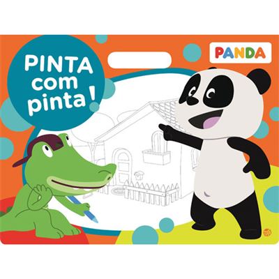 Desenho do Panda para Pintar  Panda desenho, Panda caricas