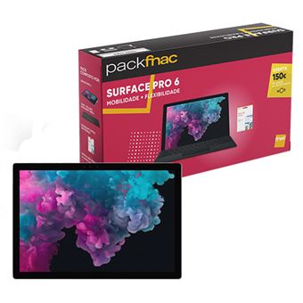 Pack Fnac Microsoft Surface Pro 6 Platina Core I5 Capa Teclado Office 365 Computador Portatil Compra Na Fnac Pt