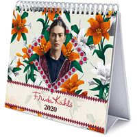 Calendário de Secretária Deluxe 2020 Frida Kahlo