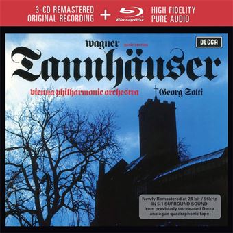 Wagner: Tannhäuser - 3CD + Blu-ray