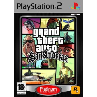 Grand Theft Auto: San Andreas Platinum PS2 - Compra jogos online na