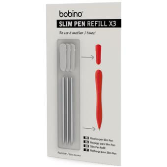 Recarga Esferográfica Bobino Silm Preto - 3 Unidades - 1