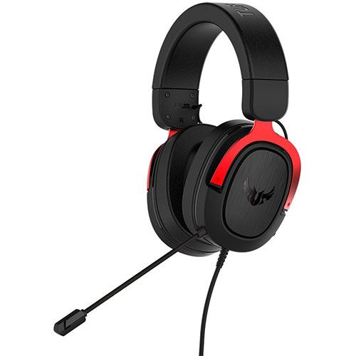 Auscultadores Gaming Asus TUF H3 - Preto | Vermelho