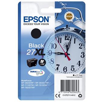 Tinteiro Epson 27XL - C13T27114012 - Preto