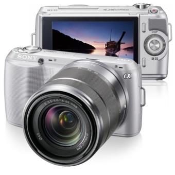 Sony Nex C3k E18 55mm F3 5 5 6 Oss Prata Camara Csc Mirrorless Compra Na Fnac Pt