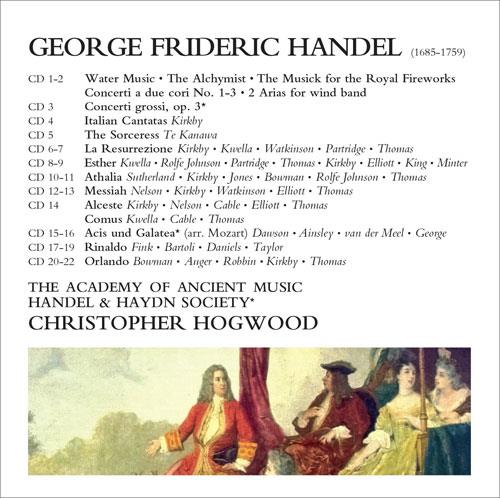 Handel Recordings 22CD クラシック Handel Recordings 22CD Amazon.co