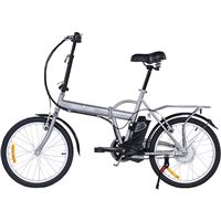Bicicleta Elétrica Skateflash Folding E-Bike - Cinzento