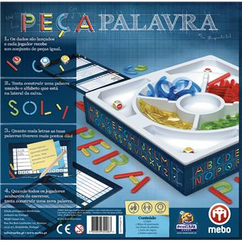 Peça Palavra - Jogo de Tabuleiro - Compra na