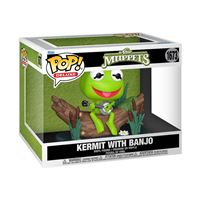 Funko Pop! Deluxe Figura de Vinyl The Muppets: Kermit with Banjo - 1673
