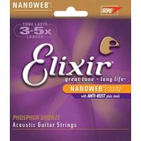 Cordas para Guitarra Acústica 12/53 - Elixir 16052