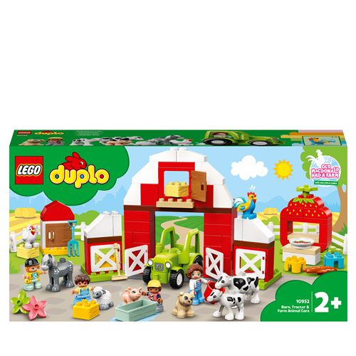 LEGO DUPLO Town 10952 Celeiro, Trator e Cuidar dos Animais da Quinta