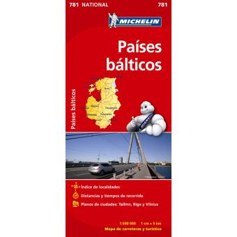 Paises Bálticos: Mapa Nacional 781