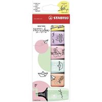 Marcadores Stabili Boss Mini Pastel Love - 6 Unidades