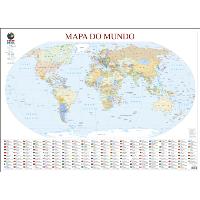 Mapa de Portugal Escolar - 2 Faces (27 x 40,5 cm) - Folha - Livro