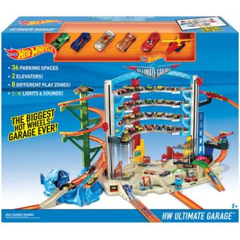 Hot Wheels City Ultimate Garage com Ataque de Tubarão