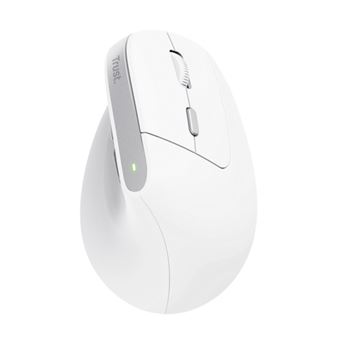 Rato Wireless Trust Bayo II Ergonómico - Branco - 1