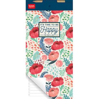 Bloco de Notas Magnético Flowers