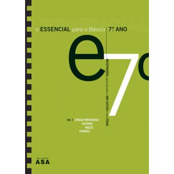 O Essencial para o Básico - 7º Ano Vol 1 Língua Portuguesa, História ...