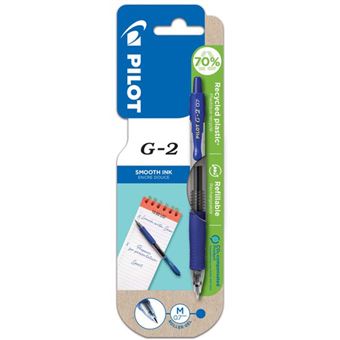 Esferográfica Pilot Roller G2 Azul 0.7mm - Blister - Azul - 1
