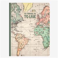 Caderno - B5 - Lined - Travel