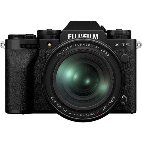 Máquina Fotográfica Mirrorless Fujifilm X-T5 - Preto + XF 16-80mm f/4 R OIS WR