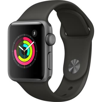 Apple Watch Series 3 38mm - Cinzento Sideral | Bracelete Desportiva - Cinzento