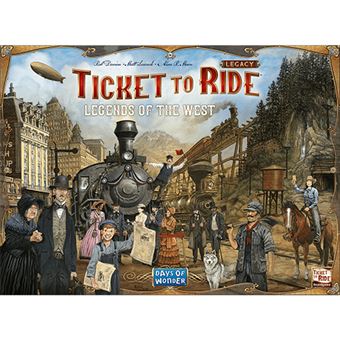 Jogo Ticket To Ride Legacy: Legends of the West - Versão Inglesa - Days Of  Wonder - Jogo de Tabuleiro - Compra na