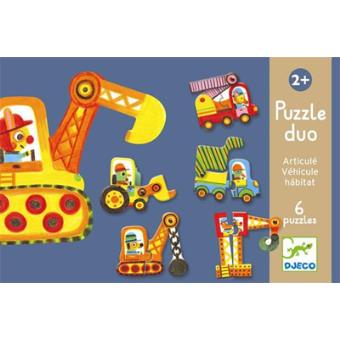 Puzzle Duo - Articulo Veículos