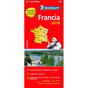 mapa michelin frança Mapa Michelin   França 721   Vários   Compra Livros na Fnac.pt