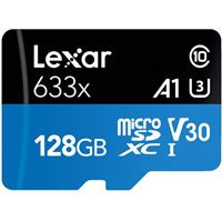 Cartão Memória MicroSDXC Lexar LSDMI128-633X V30 633x - 128GB
