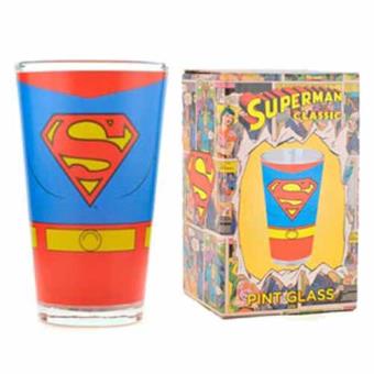 GLASS LARGE-SUPERMAN-COSTUME