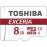 Cartão Memória MicroSD 8GB Toshiba Exceria THN-M301R0080EA_0