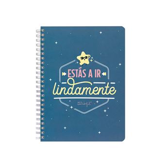 Caderno Mr Wonderful - Estás a Ir Lindamente