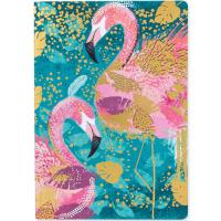Caderno Pautado Poium Flamingo A5