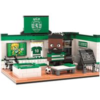 Kit de Construção do Balneário do Sporting Clube de Portugal - 462 Blocos - Neko Brands