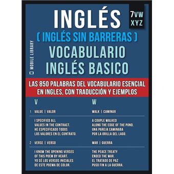 Ingles Ingles Sin Barreras Vocabulario Ingles Basico 8 Vwxyz Compra Ebook Na Fnac Pt