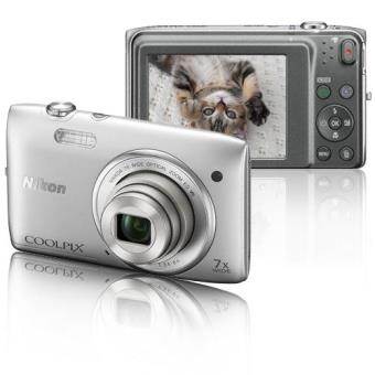 Máquina Fotográfica Compacta Nikon Coolpix S3500 - Prateado +