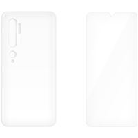 Glass Dúo: Película Ecrã Vidro Temperado + Capa 4-OK Ultra Slim 0.2 para Xiaomi Mi Note 10 - Transparente