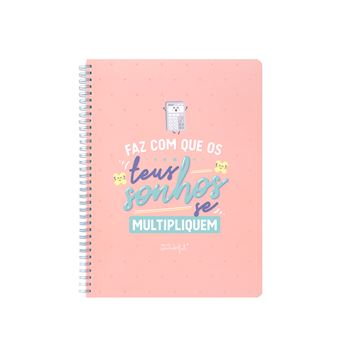Caderno Mr Wonderful - Faz Com Que os Teus Sonhos se Multipliquem