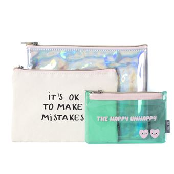 Bolsas Helio Ferretti Happy Unhappy - Conjunto de 3 uni - Verde