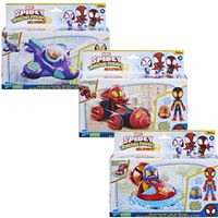 Veículo e Figura Marvel Spidey and His Amazing Friends Web-Spinners com Capacete - Hasbro