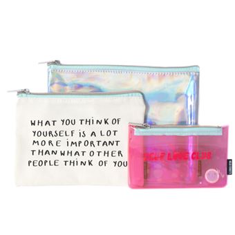 Bolsas Helio Ferretti Happy Unhappy - Conjunto de 3 uni - Rosa
