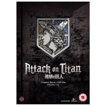 Dvd Attack On Titan Shingeki No Kyojin Legendado 1 2 3 4