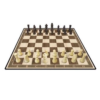 Conjunto de jogos de tabuleiro clássico xadrez madeira, alta