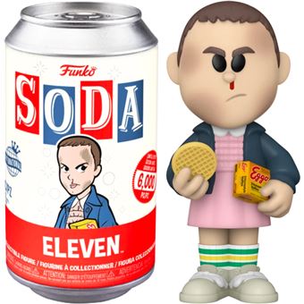 Funko Stranger Things SODA Vinyl Figur Eleven – Ca. 10,7 Cm, Sammlerdose Mit POG-Karte